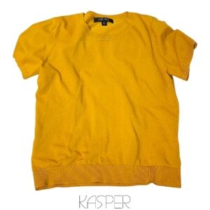 Kasper - Slouchy Casual Short Sleeve Crew Neck - XL